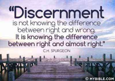 Discernment 1